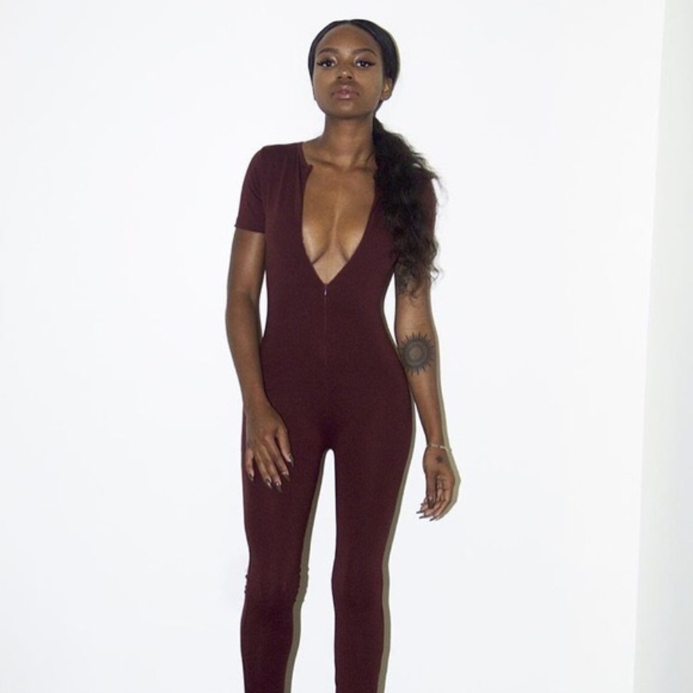Brown short-sleeve  SMALL Body suit Matte Brand